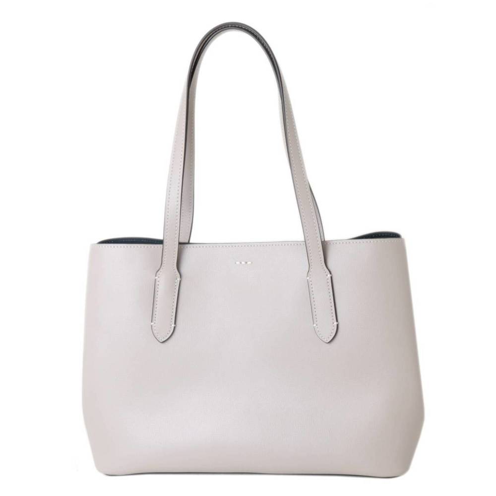 COACH 2way double face leather carryall tote bag shoulder light clover x saddle - Picture 3 of 10